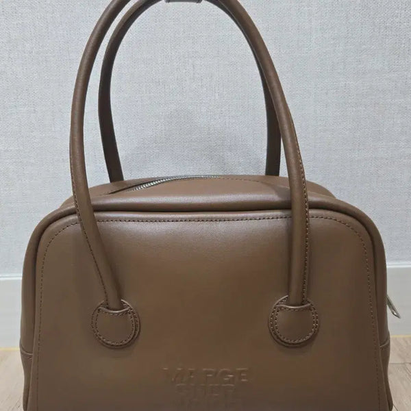 [BUNJANG] Magie Sherwood Soft Tote Bag Brown / 마지셔우드 소프트 토트백 브라운