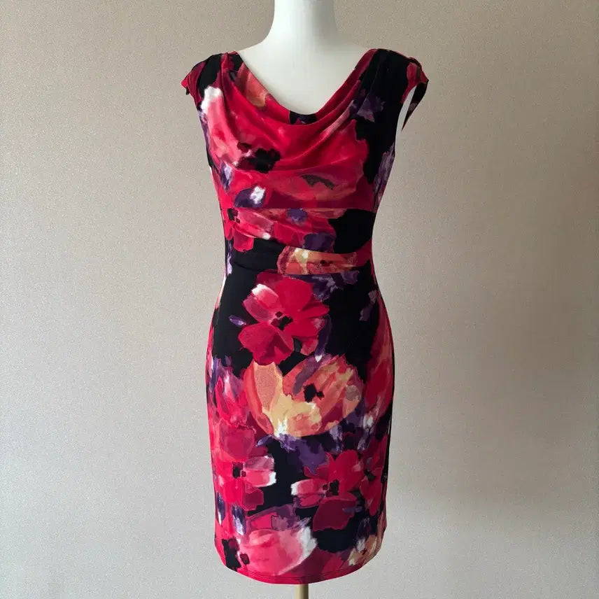 [BUNJANG] Ralph Lauren Floral Jersey Dress / [정품] Ralph Lauren 랄프로렌 프로럴 져지 원피스 8p