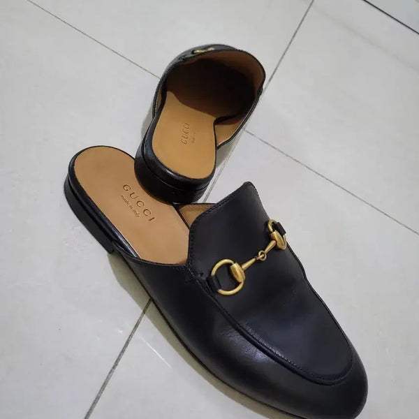 [BUNJANG] Gucci Horsebit Mule Slippers Black Size 5 (220-225mm) / [5]구찌 홀스빗 뮬 슬리퍼(220~225mm)