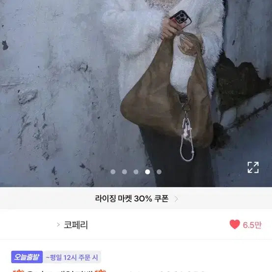 [BUNJANG] COPPERY Mush Bag Brown / 코페리 머쉬 백 mush bag 브라운