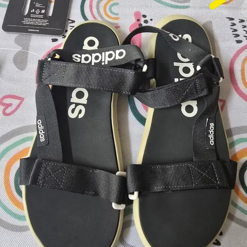 [BUNJANG] Adidas Sandals Black Size 265 / 새상품 아디다스샌들 265사이즈