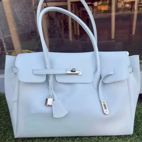 [BUNJANG] Jelly Birkin Bag Sky Blue / (바로배송) 젤리 버킨 젤리백 하늘색