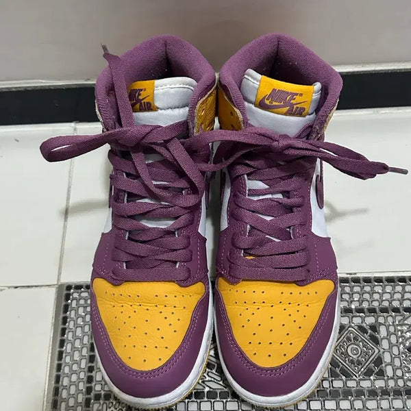[BUNJANG] Nike Air Jordan 1 Retro High University Gold Light Bordeaux / 나이키 에어조던1 레트로 하이 유니버시티 골드 라이트 보르도