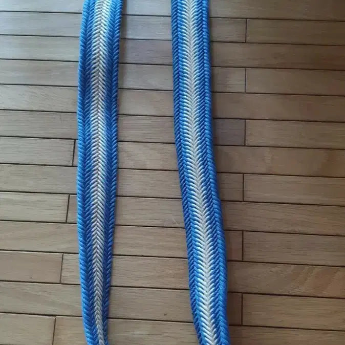 [BUNJANG] DANK Belgium Leather & Fabric Belt / DANK당크 벨트 블루(이탈리아제품/ 새상품)