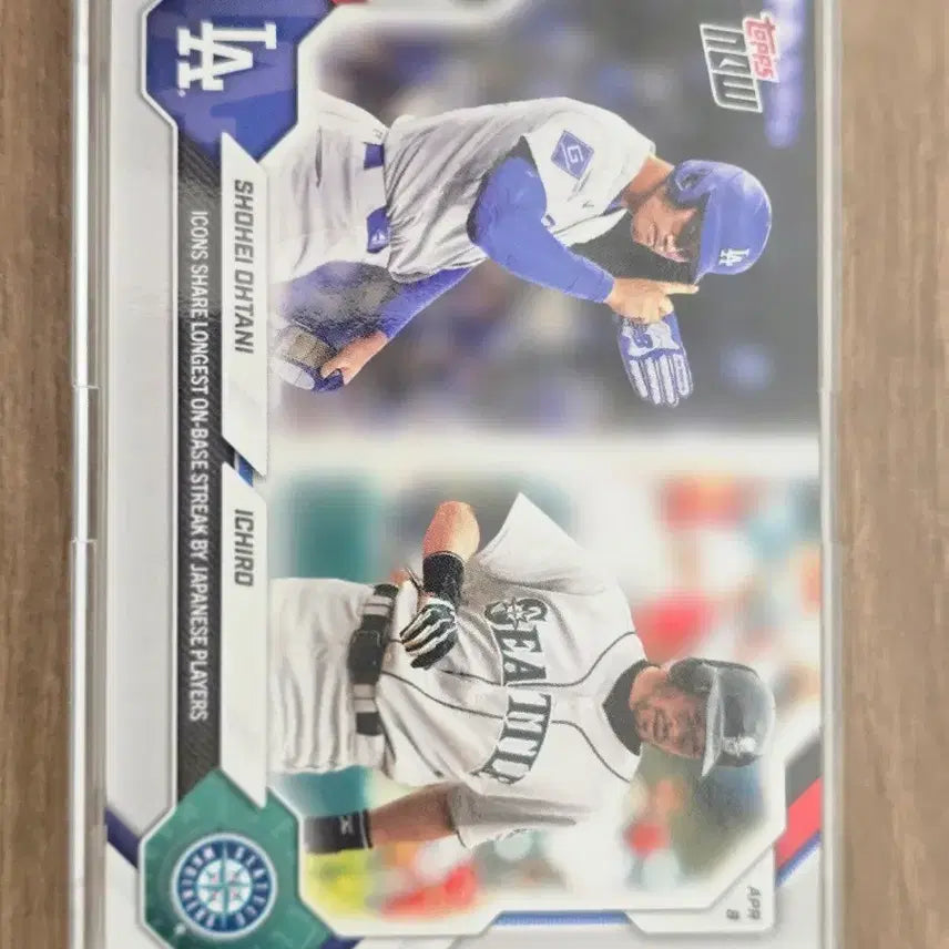 [BUNJANG] Topps Now MLB Shohei Ohtani & Ichiro Suzuki Dual Player Card / 탑스나우 MLB 오타니 & 이치로