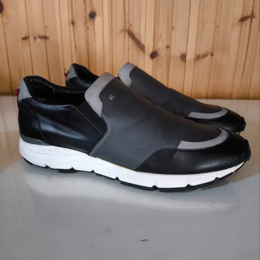 [BUNJANG] Dupont Vibram Sole Leather Sneakers / 44 280mm 듀퐁 비브람솔 가죽 스니커즈