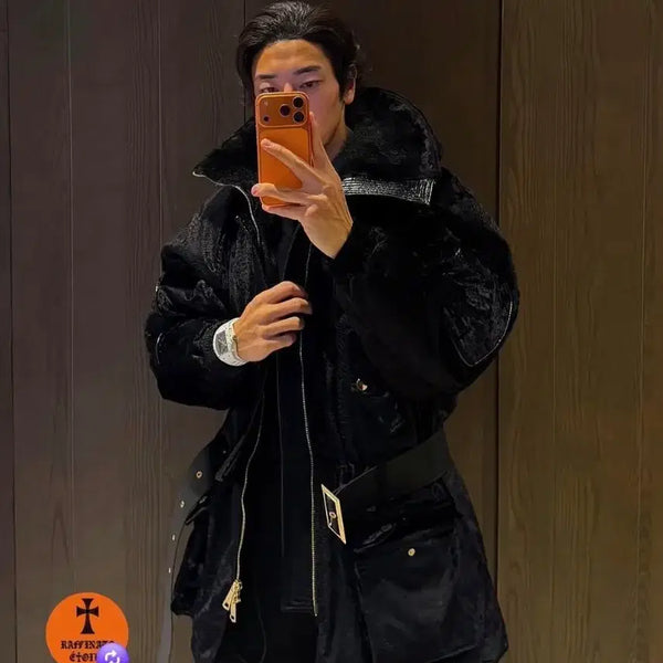 [BUNJANG] Raffinato Belted Goose Down Padding / 라피나토 벨티드 구스다운