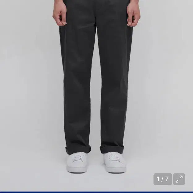 [BUNJANG] Musinsa Standard Regular Fit Chino Pants Dark Grey / 무신사 스탠다드 레귤러핏 치노팬츠 29
