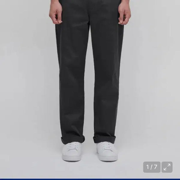 [BUNJANG] Musinsa Standard Regular Fit Chino Pants Dark Grey / 무신사 스탠다드 레귤러핏 치노팬츠 29