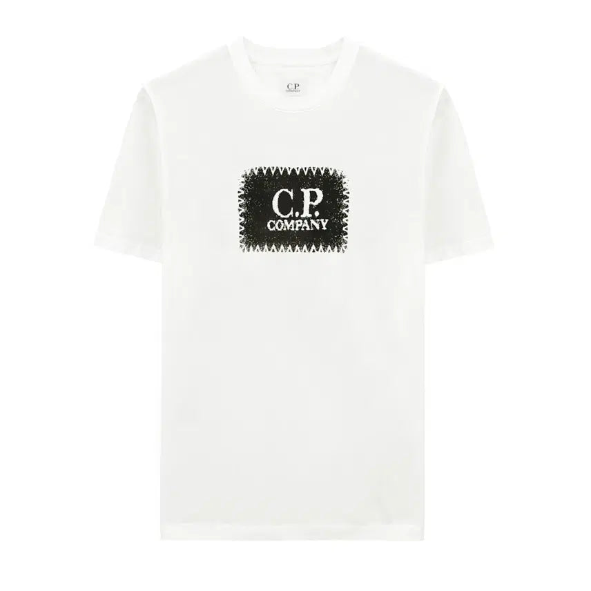 [BUNJANG] CP Company Label Print Short Sleeve T-Shirt RCCMTS723A / [새상품정품] CP컴퍼니 라벨 프린트 반팔 티셔츠 RCCMTS723A
