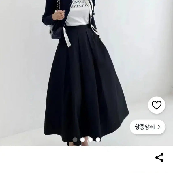 [BUNJANG] Daylog Pintuck Pleats A-line Band Maxi Long Skirt / 데이로그 핀턱 플리츠 A라인 밴드 맥시 롱스커트