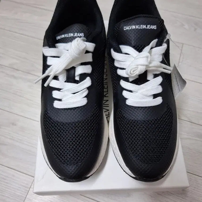 [BUNJANG] Calvin Klein Jeans Black Mesh Sneakers Size 240 / 캘빈클라인진  운동화240