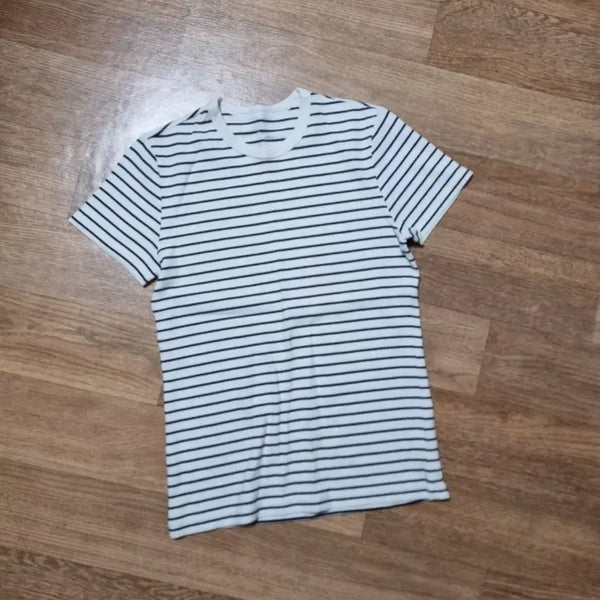 [BUNJANG] Uniqlo Striped Short Sleeve T-Shirt / 유니클로 스트라이프 반팔티
