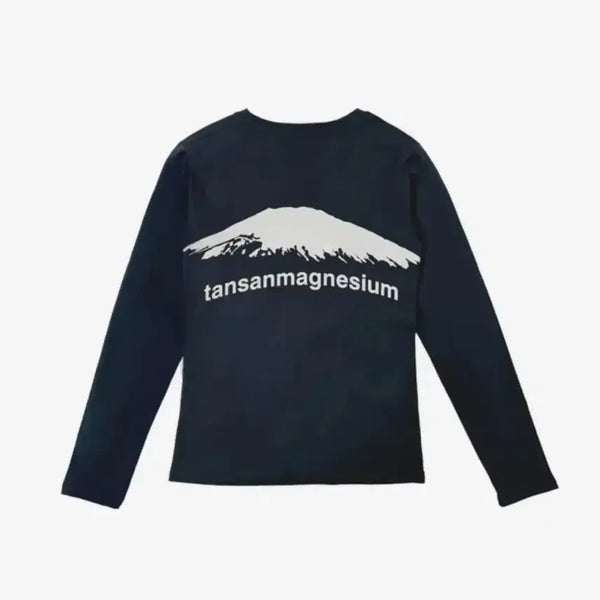 [BUNJANG] Magnesium Carbonate Long Sleeve Navy / 탄산마그네슘 롱슬리브 네이비