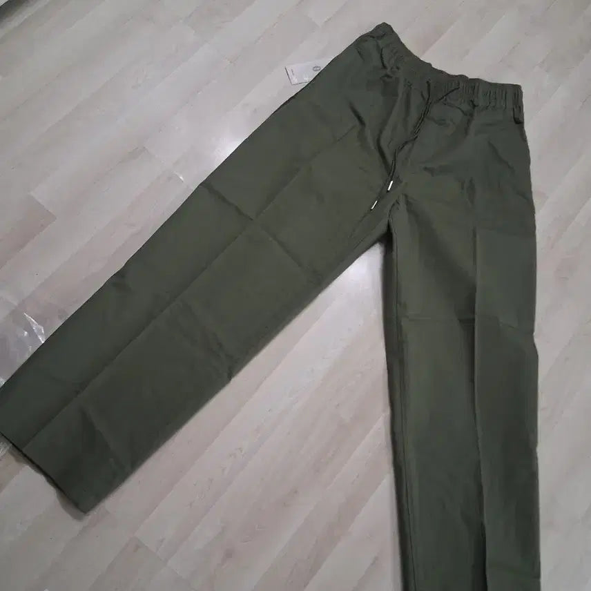 [BUNJANG] SUARE Linen Semi-Wide Pants Khaki / 린넨세미와이드 카키팬츠  수아레