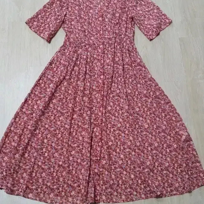 [BUNJANG] Uniqlo Chiffon Floral Pattern Long Dress / 유니클로  쉬폰원피스