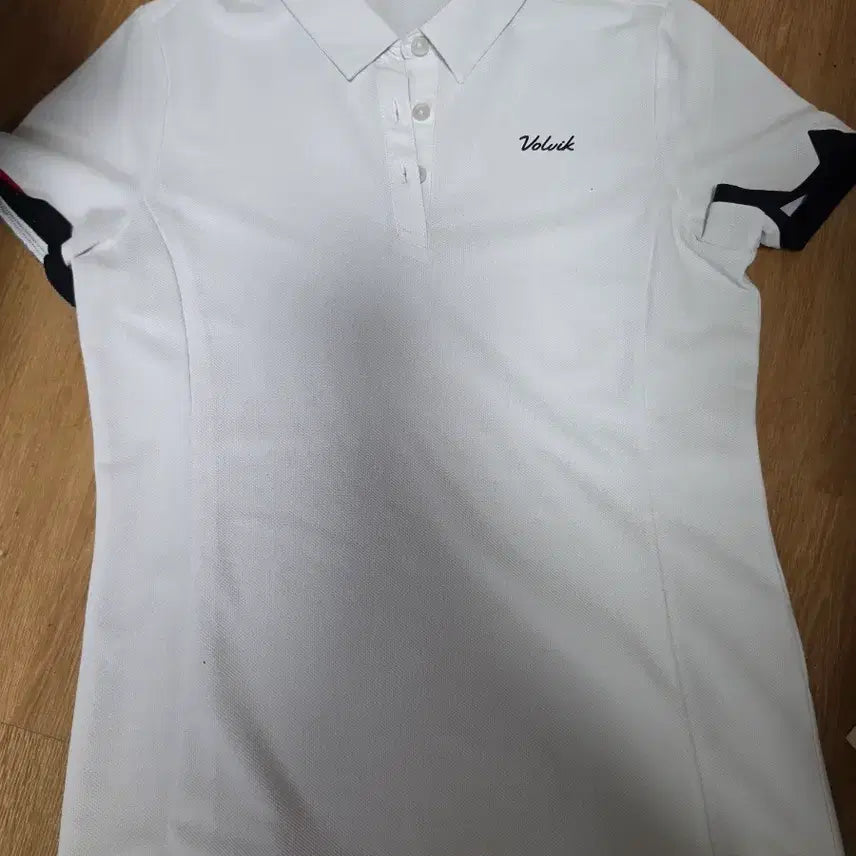 [BUNJANG] Volvik White Short-Sleeve Polo Shirt / 볼빅 반팔 카라티 화이트