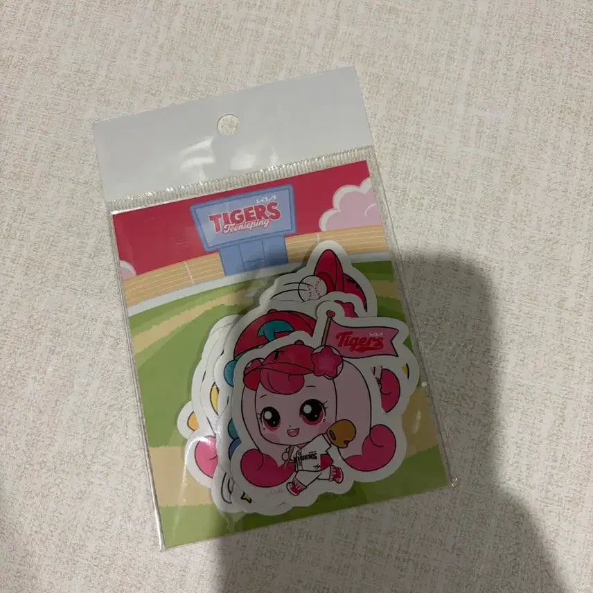 [BUNJANG] Kia Tigers x Tinyping Removable Sticker Set / 기아 타이거즈 x 티니핑 리무버블 스티커