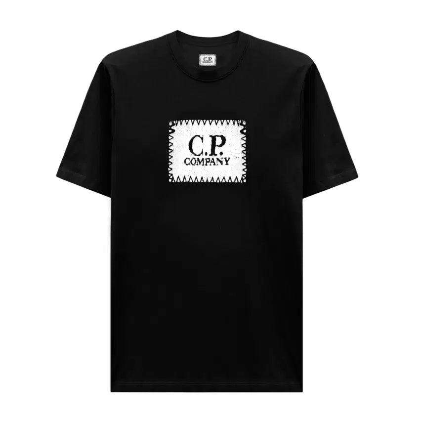 [BUNJANG] CP Company Label Logo Short Sleeve T-Shirt RCCMTS723A / [새상품정품] CP컴퍼니 라벨 로고  반팔 티셔츠 RCCMTS723A