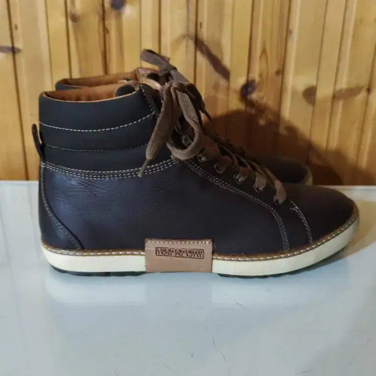 [BUNJANG] Nappa Pirie Leather Casual Walker Boots / 40 255mm 나파피리 가죽 캐주얼 워커 부츠
