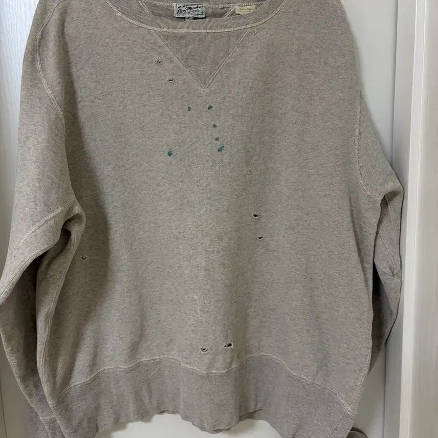 [BUNJANG] Levi's Vintage Clothing LVC 1940s Bay Meadow Distressed Sweatshirt XL / 리바이스빈티지클로딩 LVC 1940 베이메도우 디스트레스트 XL