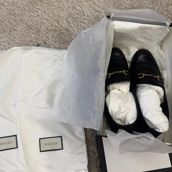 [BUNJANG] Gucci Horsebit Loafers Black / 구찌 홀스빗 로퍼 블랙 38.5
