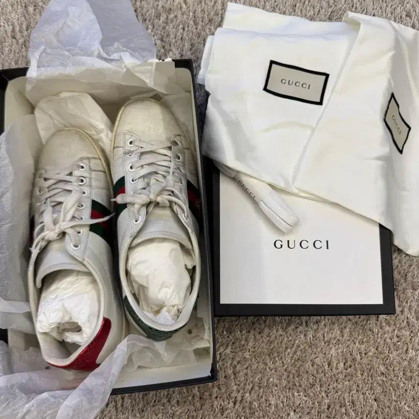 [BUNJANG] Gucci Ace Sneakers Size 37.5 / 구찌 에이스 스니커즈 37.5