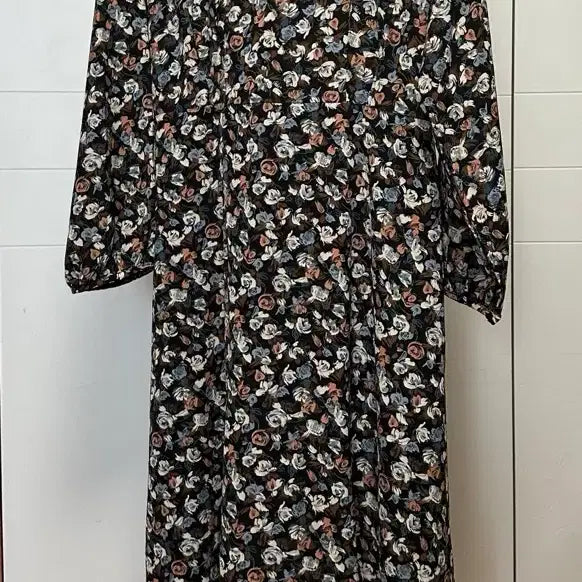 [BUNJANG] Floral Pattern Long Dress / @7/7까지할인@플로럴 패턴 롱 원피스