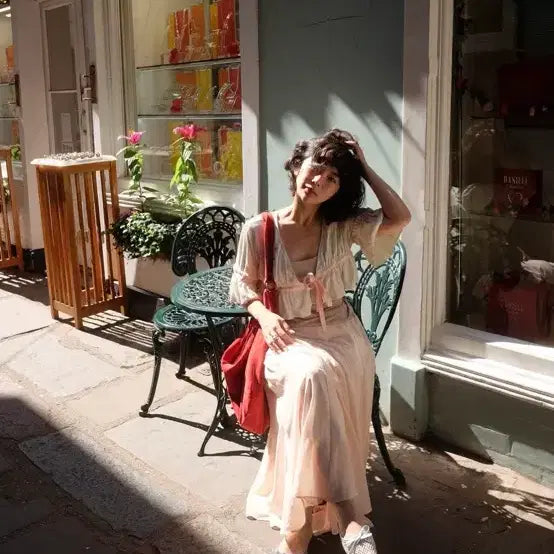 [BUNJANG] Notes from HE Nude Panel Long Skirt / notes from he 누드 패널 롱 스커트