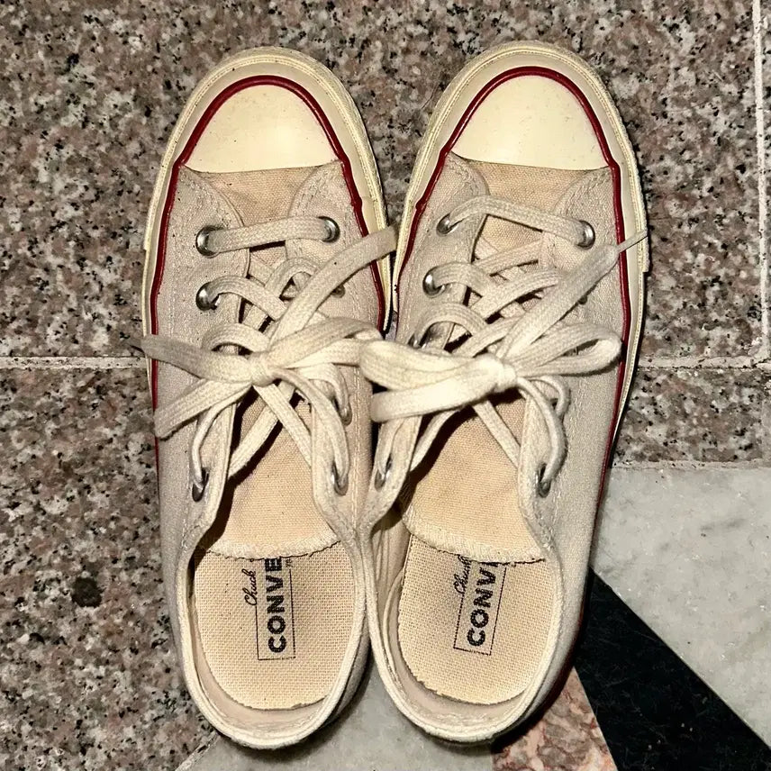 [BUNJANG] Converse Chuck Taylor 70s Cream Low Top Sneakers / 컨버스 척테일러 70s 크림색 로우탑