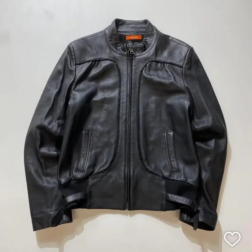 [BUNJANG] Caruso Archive Lambskin Leather Jacket / 카루소 아카이브 가죽자켓