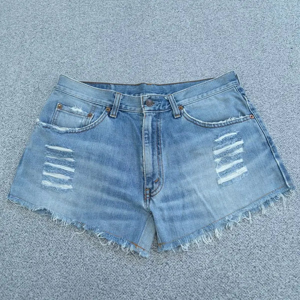 [BUNJANG] Levi's 506 Denim Shorts (W 82 L 86) / W 82 L 86 리바이스 506 반바지 | 0522B06