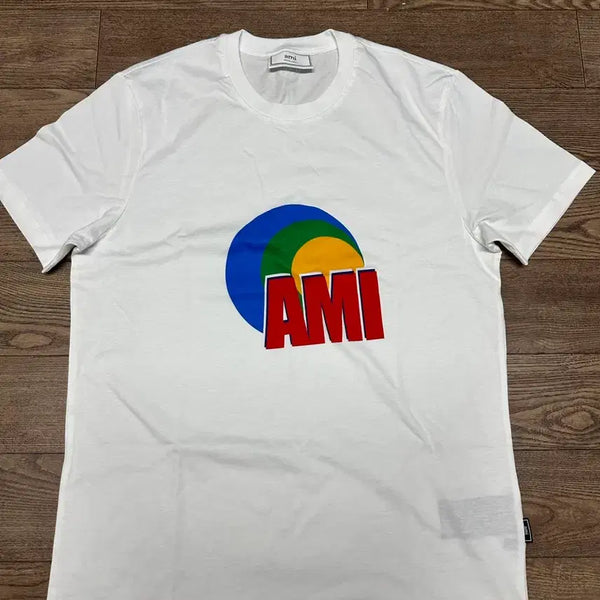 [BUNJANG] AMI Logo T-Shirt White M / AMI 티셔츠 흰색 M