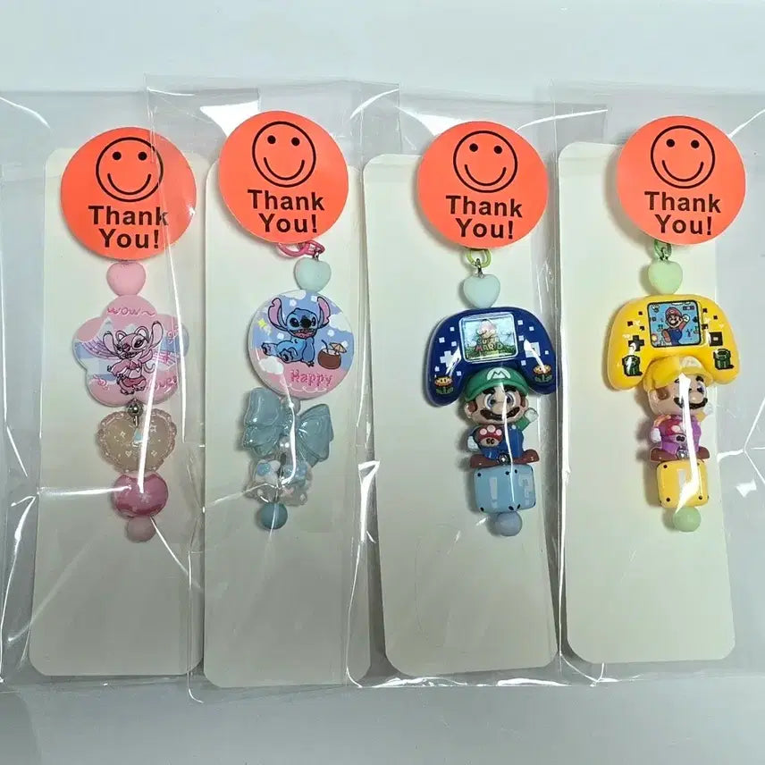 [BUNJANG] Handmade Beaded Character Keyring / 캐릭터 비즈 키링