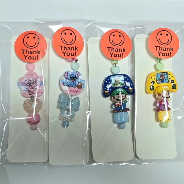 [BUNJANG] Handmade Beaded Character Keyring / 캐릭터 비즈 키링