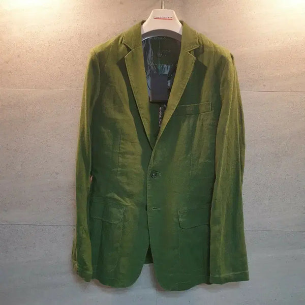 [BUNJANG] Saint Paul Green Linen Jacket XL / Saint Paul. 그린 린넨 자켓.미착!
