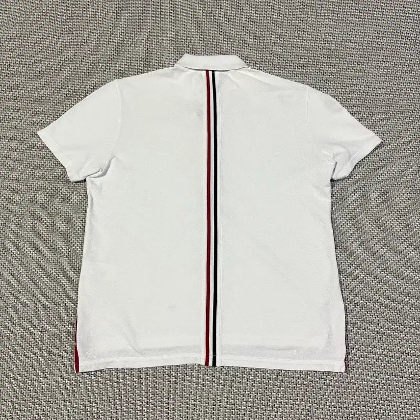 [BUNJANG] Thom Browne White Back Tricolor Stripe Polo Shirt Size 2 / [2 Size] 톰브라운 백삼선 카라티