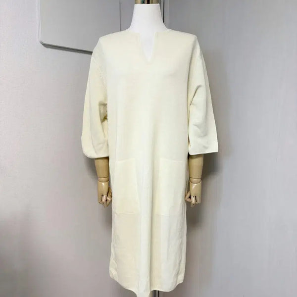 [BUNJANG] The Cashmere Resort Knit Dress / 한섬 더 캐시미어 리조트 니트원피스