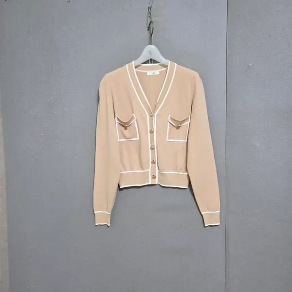 [BUNJANG] It Michaa Beige Cardigan Size 55 / 잇미샤 베이지깔끔  가디건 55  n5912