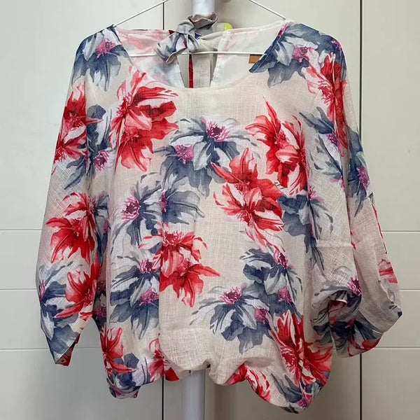 [BUNJANG] Flower Pattern Blouse / @7/12까지할인@플라워 패턴 블라우스