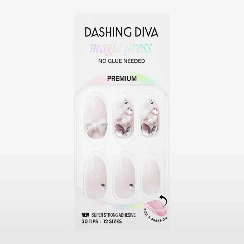 [BUNJANG] Dashing Diva Magic Press Melli Nail Tips / 데싱디바 매직프레스 멜리
