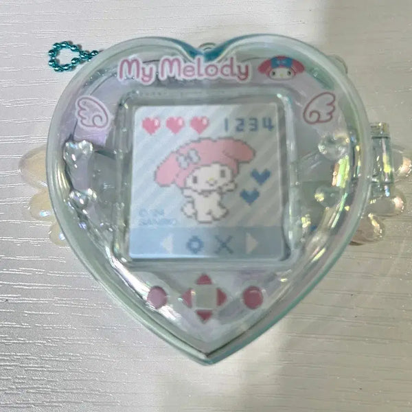 [BUNJANG] Sanrio My Melody Sky Blue Days Game Machine Keychain / 산리오 미즈이로 하늘색데이즈 블루데이즈 게임기 모양 키링 마멜 마이멜로디