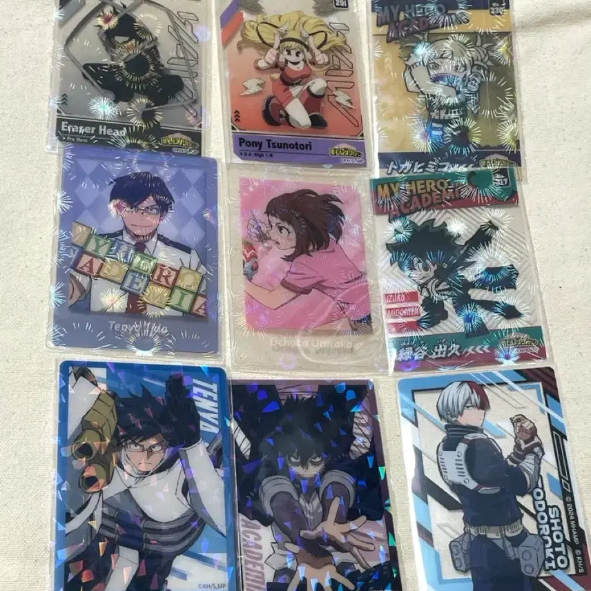 [BUNJANG] My Hero Academia Photocard Bundle Set Izuku, Shoto, Aizawa / 나의 히어로 아카데미아 포토카드 일괄 미도리야 토도로키 아이자와