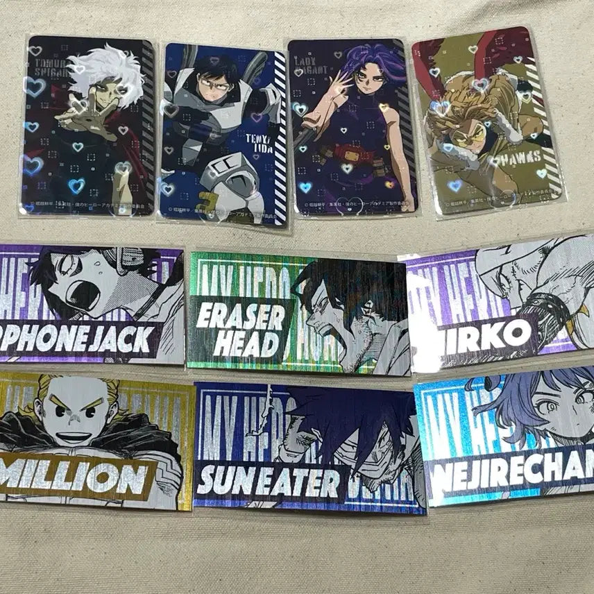[BUNJANG] My Hero Academia Photocard Bundle Set Shigaraki Hawks Aizawa / 나의 히어로 아카데미아 포토카드 일괄 시가라키 호크스 아이자와