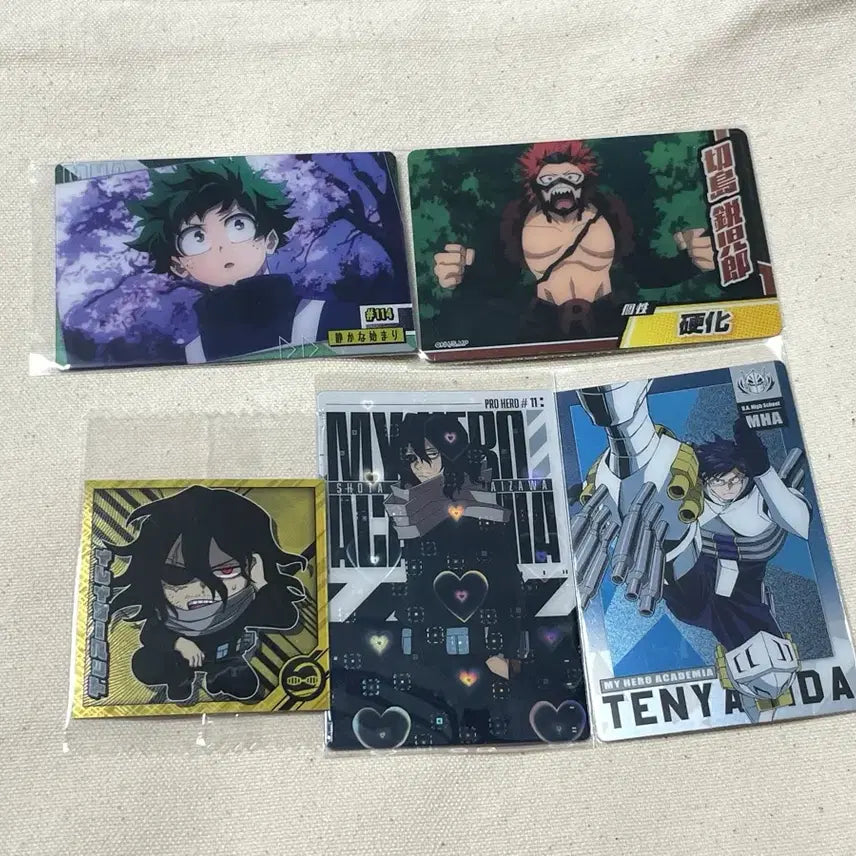 [BUNJANG] My Hero Academia Weihs Set Trading Cards / 나의 히어로 아카데미아 웨하스 포토카드 일괄 미도리야 아이자와