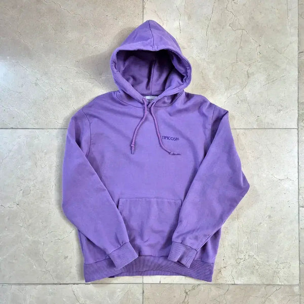 [BUNJANG] Tipicosi Semi Over Light Purple Hoodie Sweatshirt L / 티피코시 / 세미오버 라이트 퍼플 후드 스웨트 / L