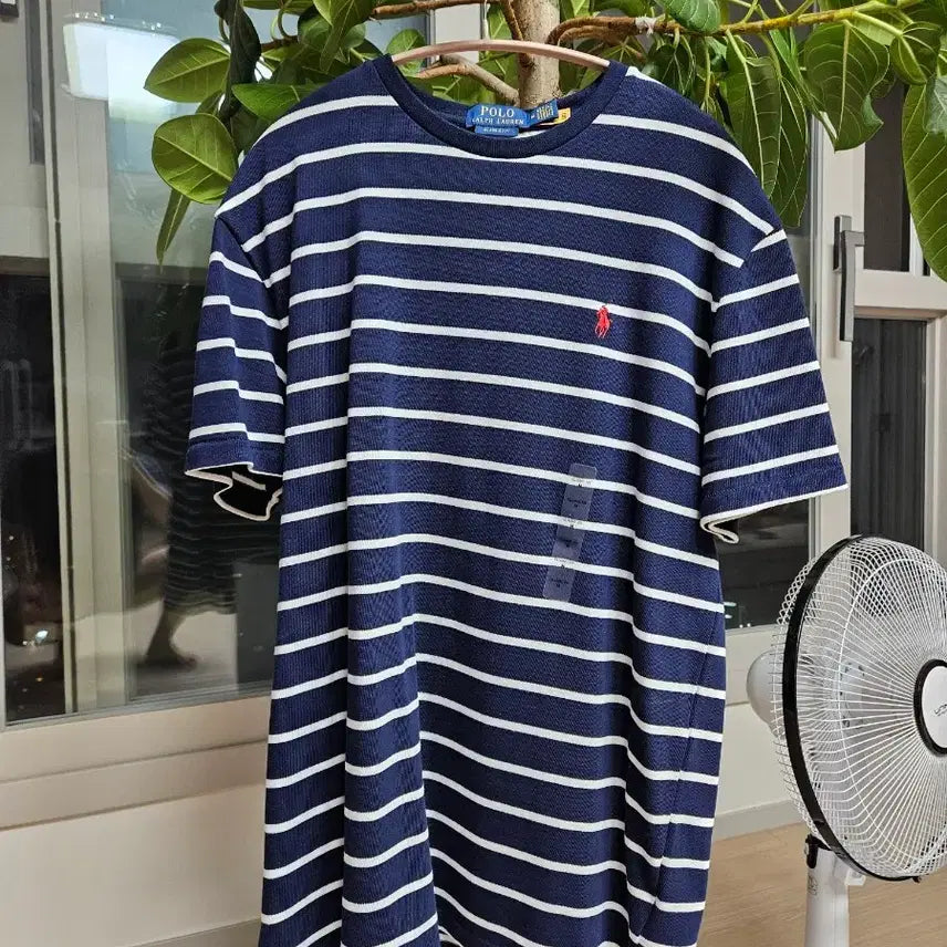 [BUNJANG] Polo Ralph Lauren Striped Short-Sleeve T-Shirt Navy M / 폴로 스트라이프 반팔티셔츠 네이비