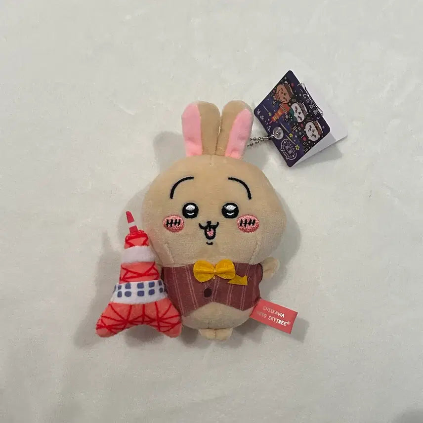 [BUNJANG] Usagi Tokyo Tower Plush Keychain / 우사기 도쿄타워 인형 키링