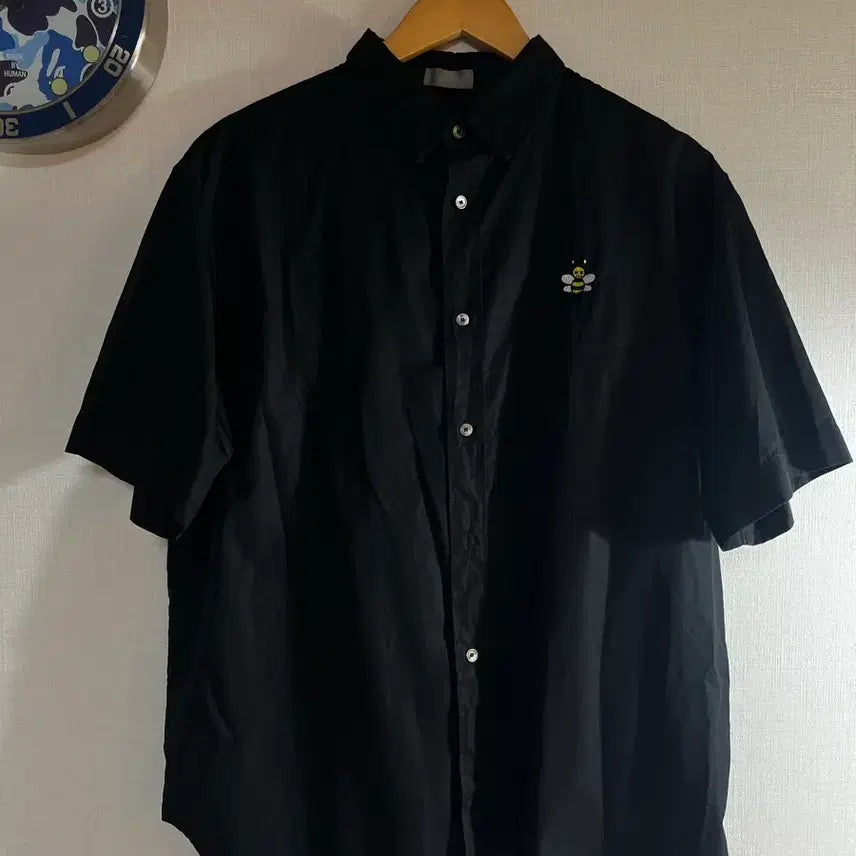 [BUNJANG] Dior x KAWS Black Shirt / 디올 킴존스 카우스 블랙셔츠