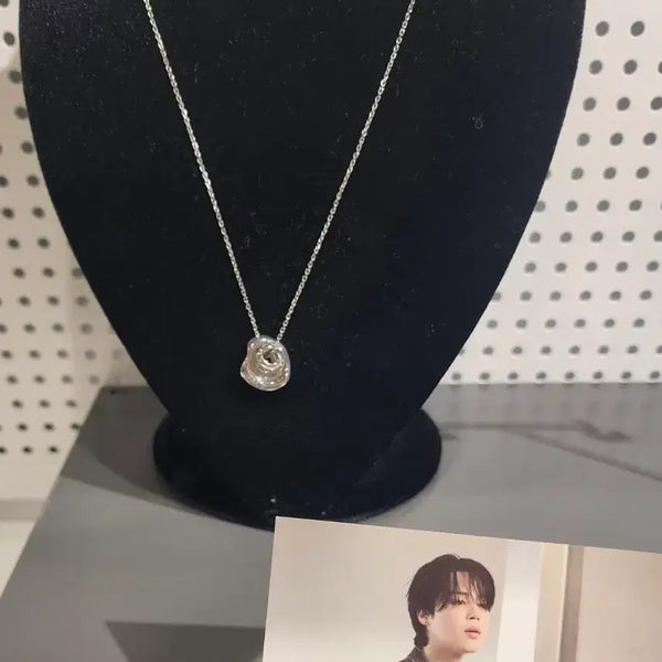 [BUNJANG] Jimin Exhibition Necklace (Sealed) / 미개봉) JIMIN 전못진 전시회 목걸이